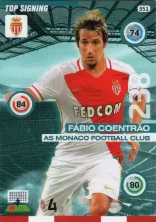 Adrenalyn XL : 2015-2016 (France) - Fábio Coentrão - AS Monaco Football Club