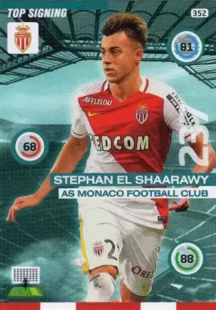 Adrenalyn XL : 2015-2016 (France) - Stephan El Shaarawy - AS Monaco Football Club