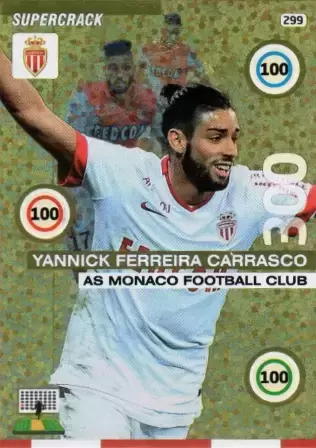 Adrenalyn XL : 2015-2016 (France) - Yannick Ferreira Carrasco - AS Monaco Football Club