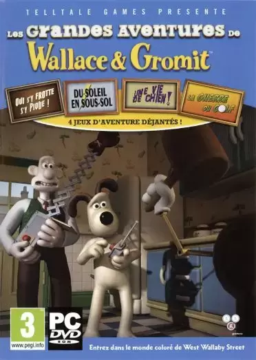 Jeux PC - Les grandes aventures de Wallace & Gromit