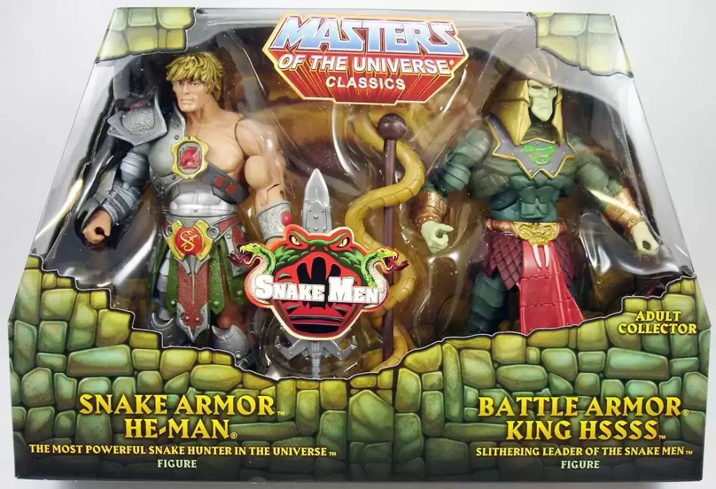 Masters of the Universe Classics - Snake Armor He-man & Battle Armor King Hssss