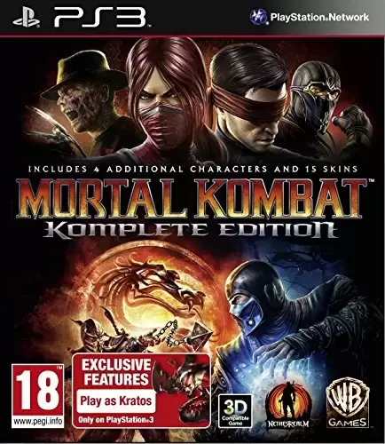 Jeux PS3 - Mortal Kombat Komplete Edition