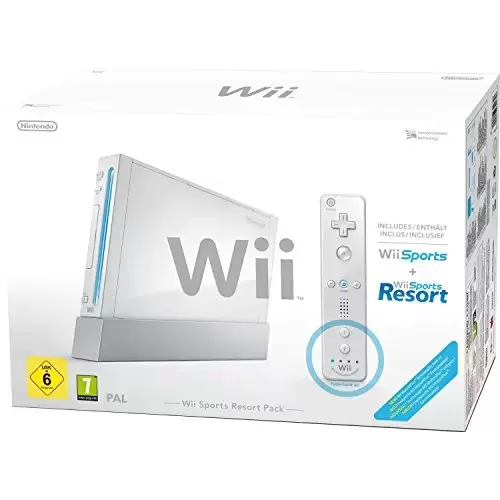 Matériel Wii - Console Wii blanche + Jeux Wii Sports + Wii Sports Resort