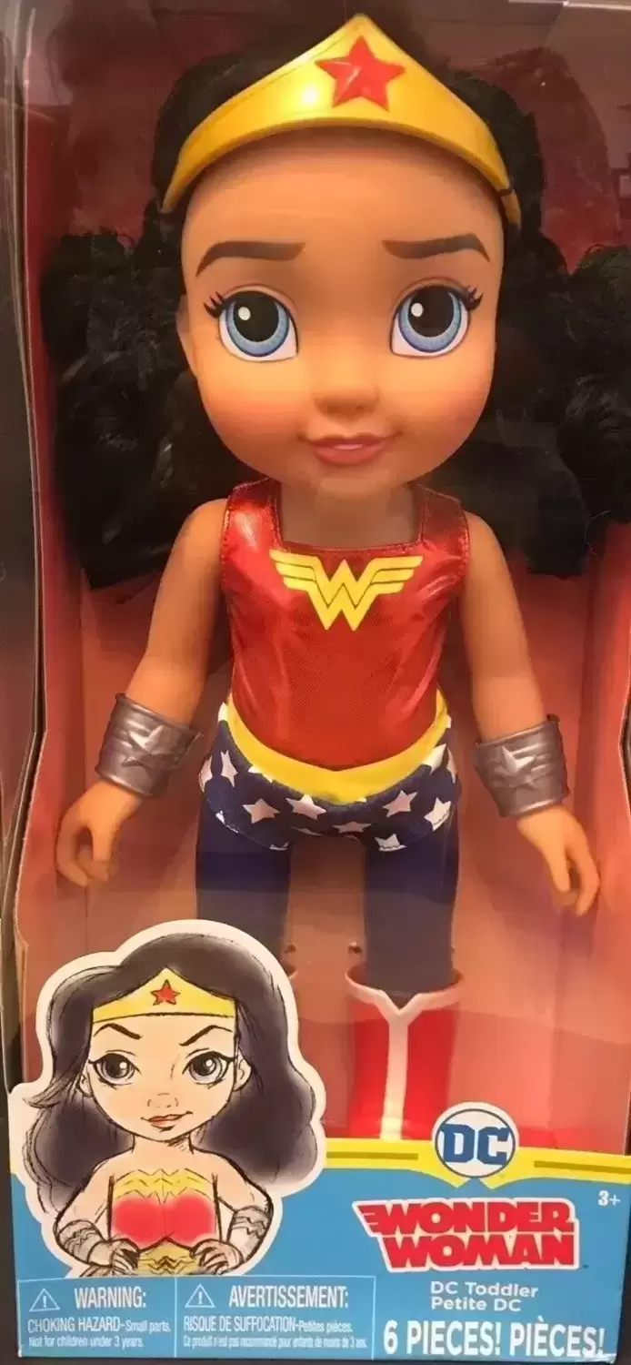 DC Super Hero Girls - Wonder Woman Toddler Doll (w/o Cape)