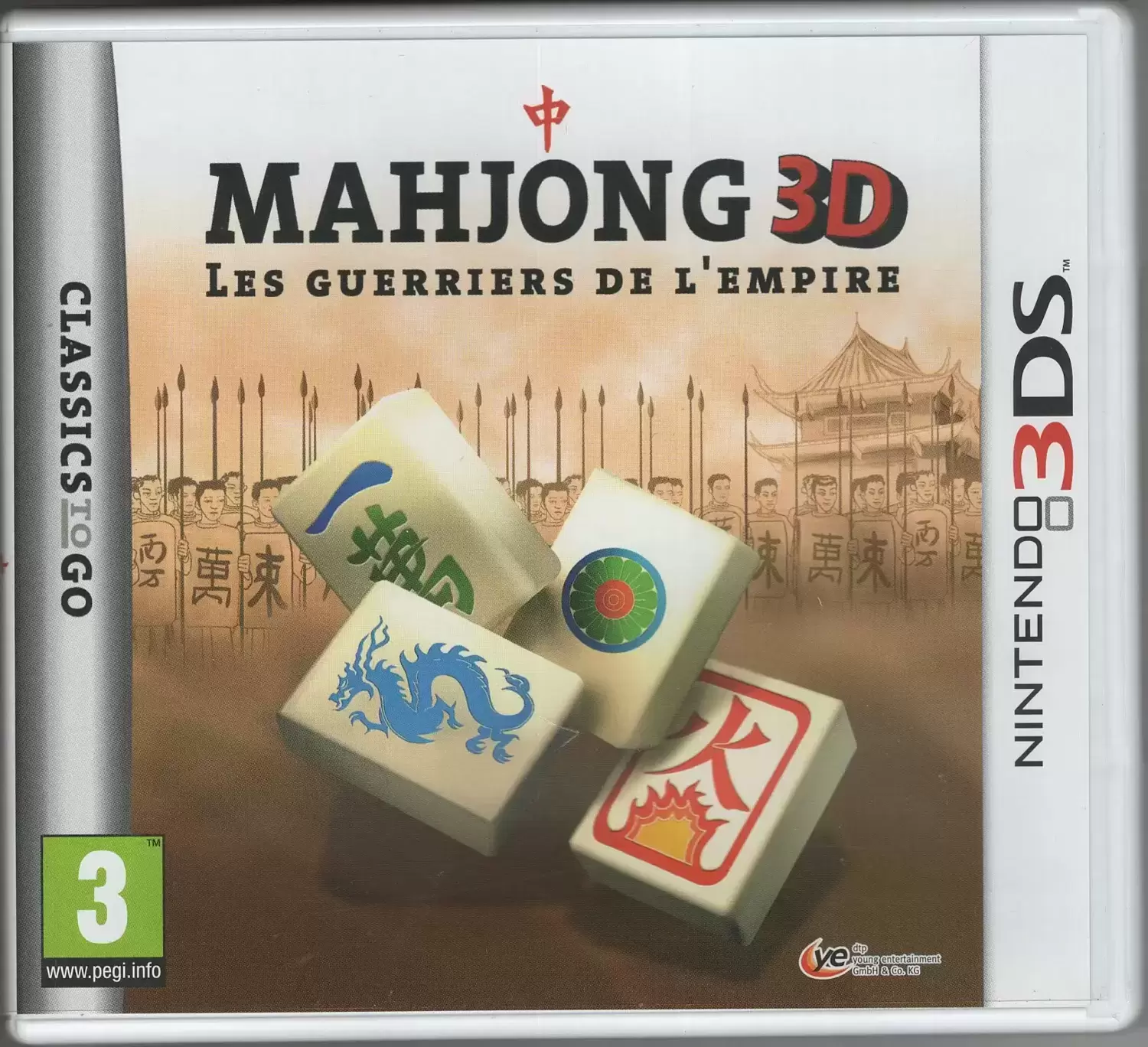 Jeux Nintendo 2DS / 3DS - Mahjong 3D Les Guerriers De L\'empire
