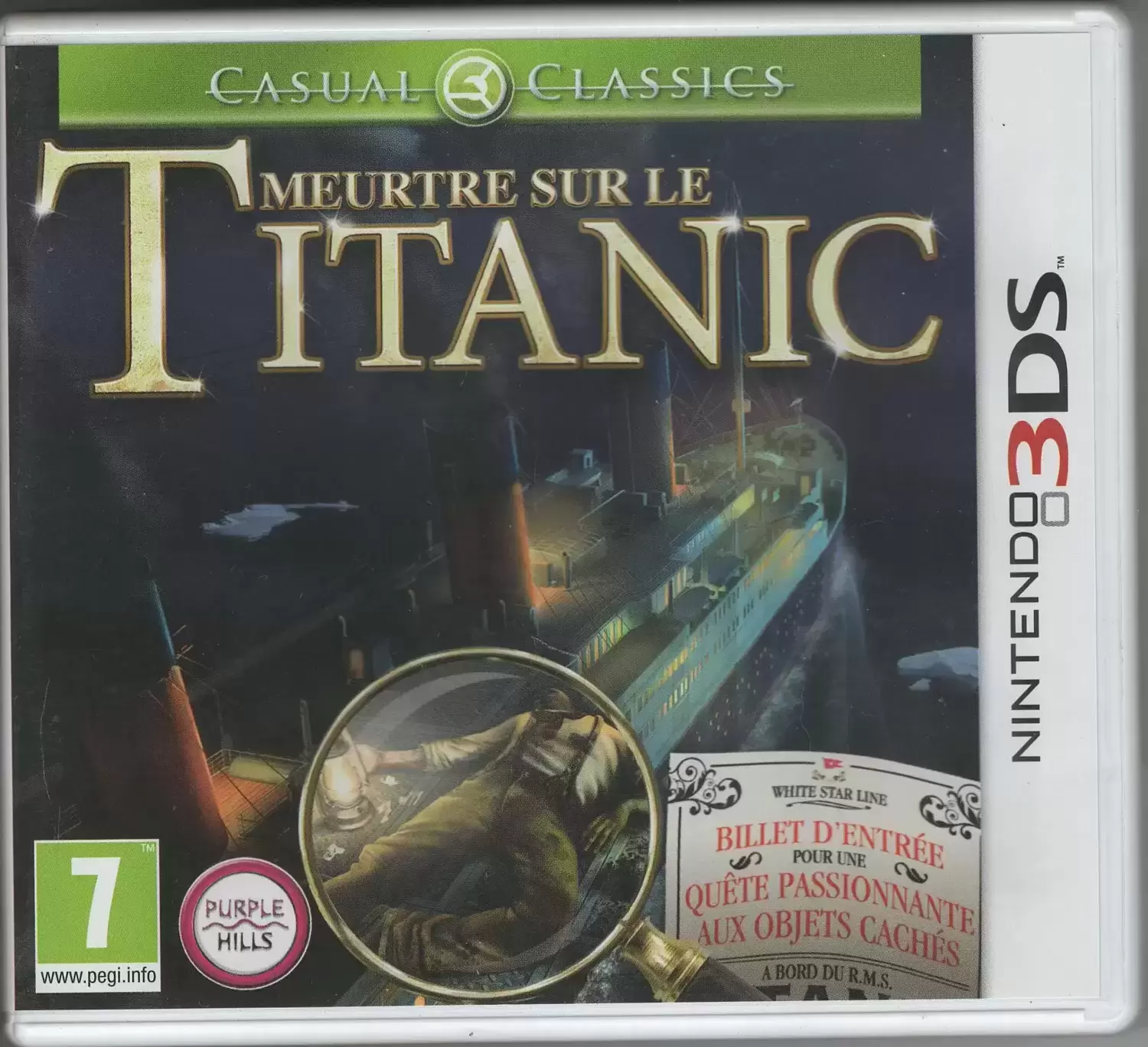 Jeux Nintendo 2DS / 3DS - Meurtre Sur Le Titanic