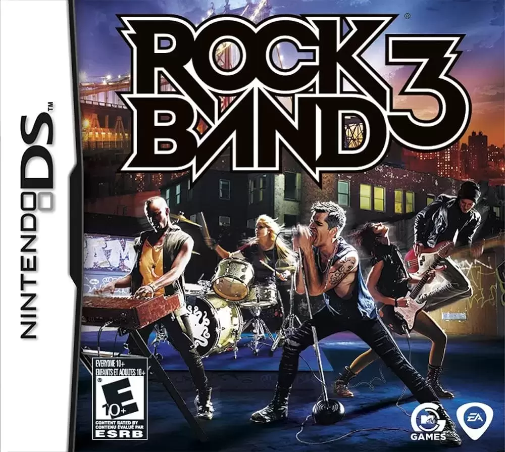 Nintendo DS Games - Rock Band 3