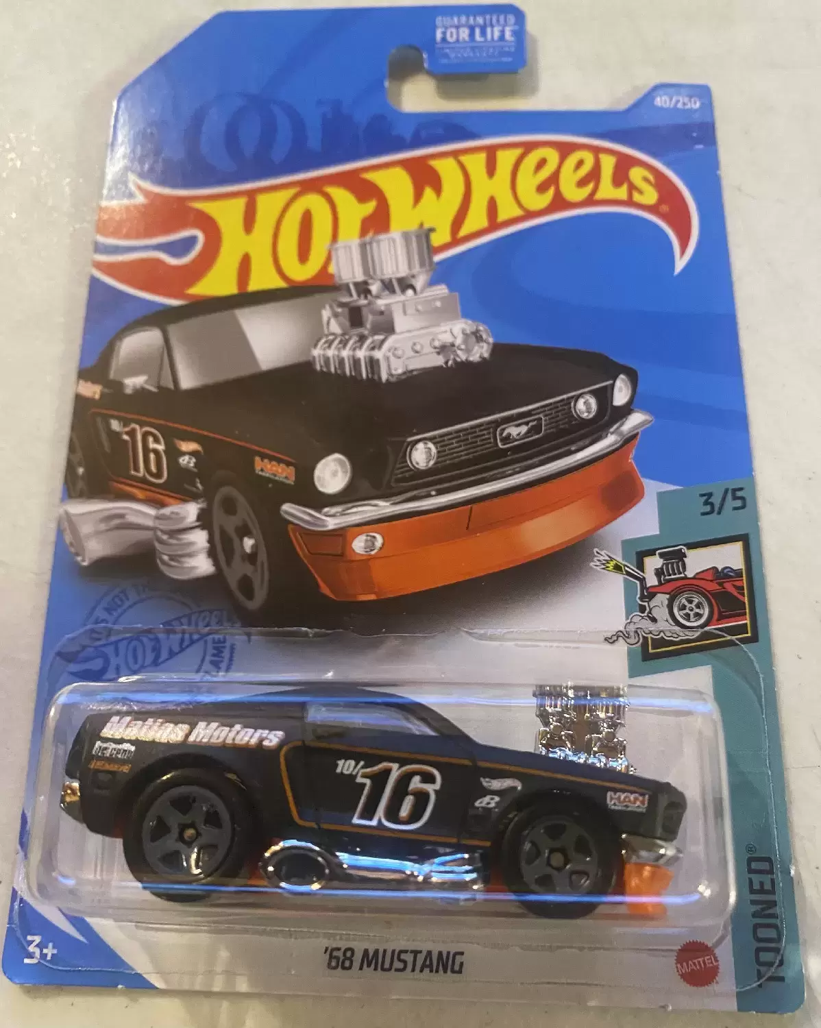 Hot wheels best sale 68 mustang tooned