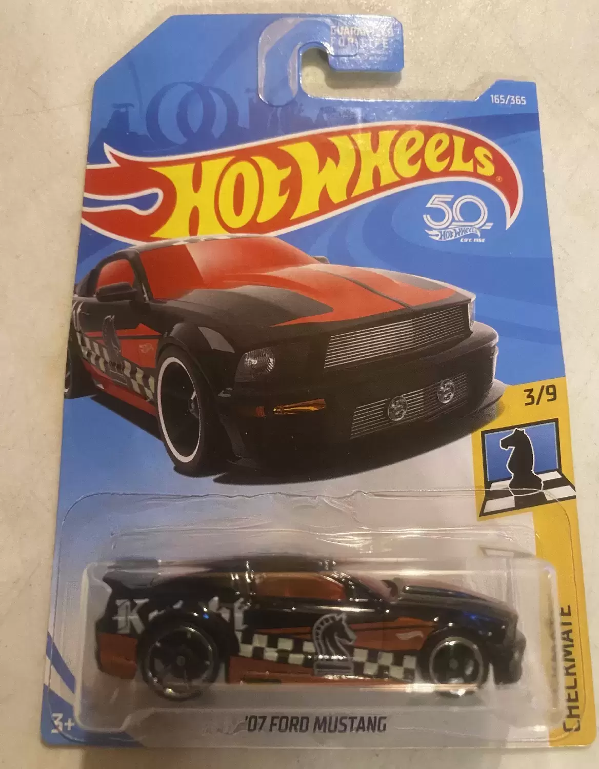 Mainline Hot Wheels - Hot Wheels ‘07 Ford Mustang (165/365) - Checkmate 3/9