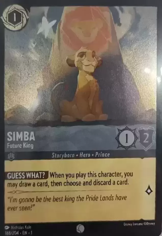 The First Chapter - Simba - Future King - Foil