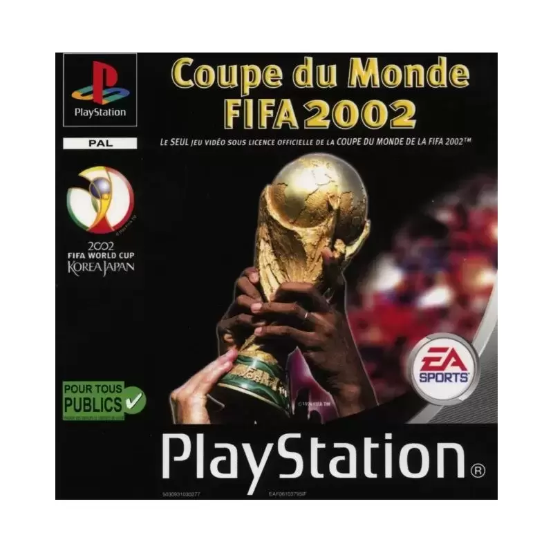 Jeux Playstation PS1 - Coupe du monde Fifa 2002