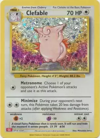 Clefable - Charizard & Ho-Oh ex Deck Pokmon card 014/034 - Price & Rarity
