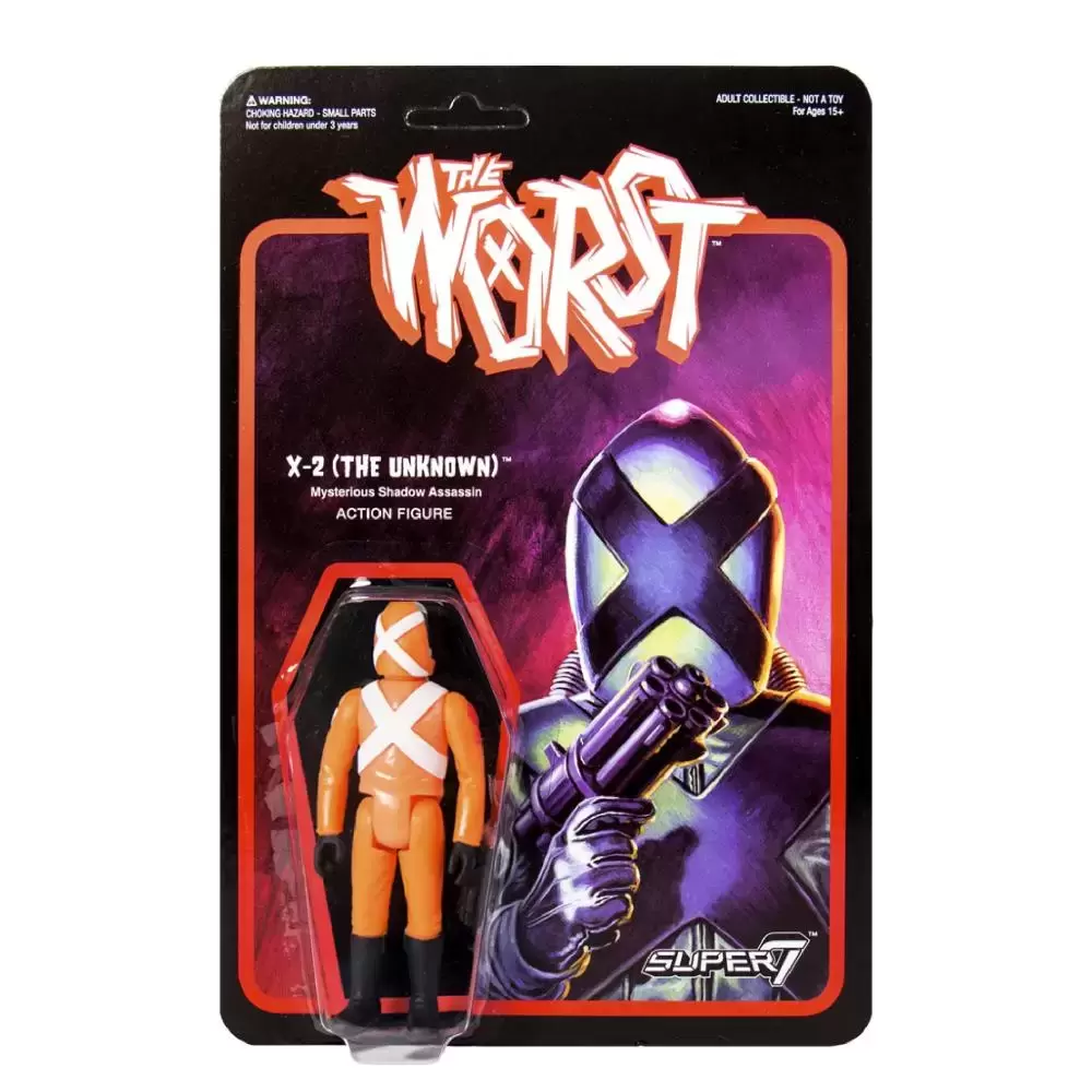 ReAction Figures - The Worst - X-2 (The Unknown) Star Worst