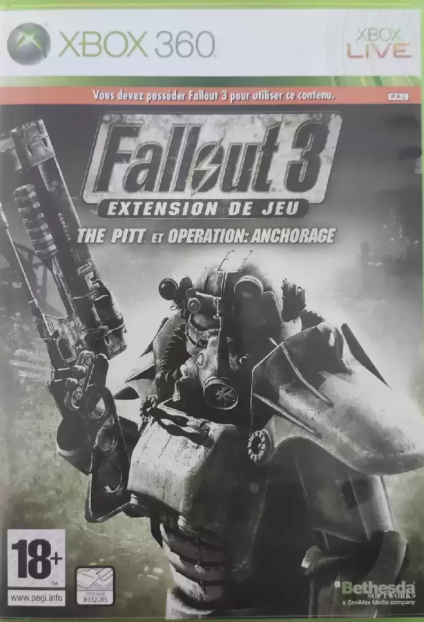 XBOX 360 Games - Fallout 3 : Extension de jeu The Pit et Opération : Anchorage