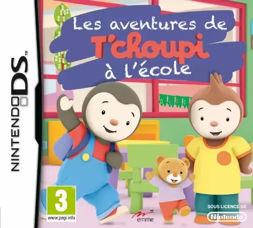 Jeux Nintendo DS - Les Aventures de T\'Choupi à l\'école