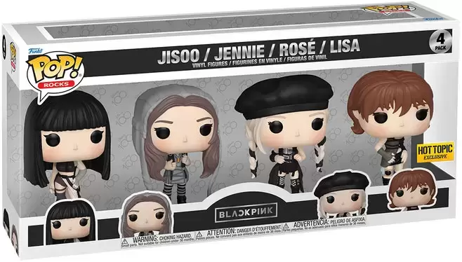 POP! Rocks - Blackpink - Jisoo, Jennie, Rosé & Lisa 4 Pack