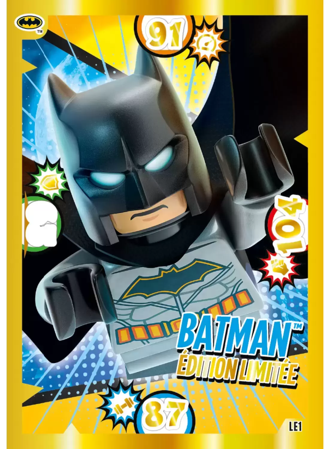 Lego Batman - Trading Cards Game - Carte LE1 Batman
