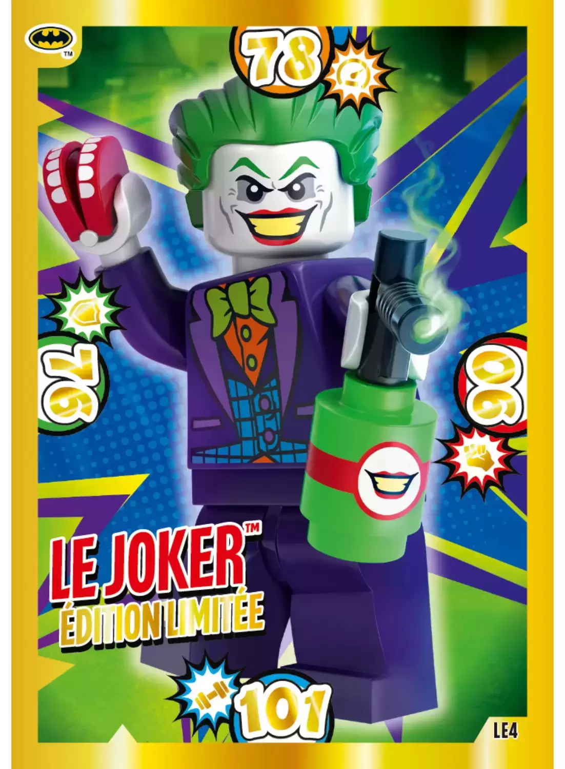 Lego Batman - Trading Cards Game - Carte LE4 Le joker