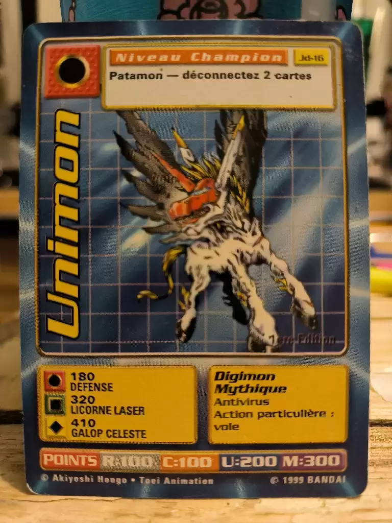 Carte Digimon JD - Unimon