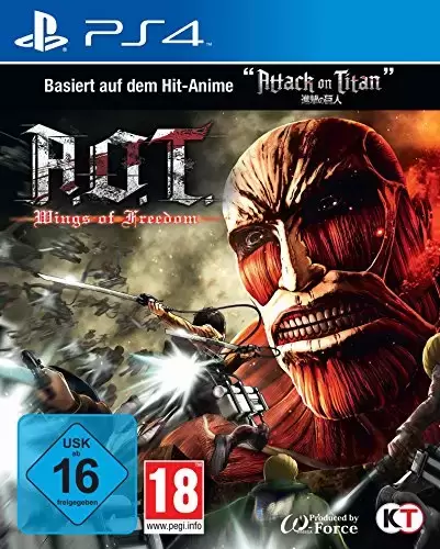 PS4 Games - Attack On Titan - Wings Of Freedom
