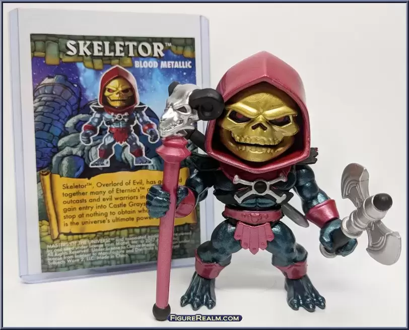 Masters of the Universe Series 1 - Skeletor (Blood Metallic)