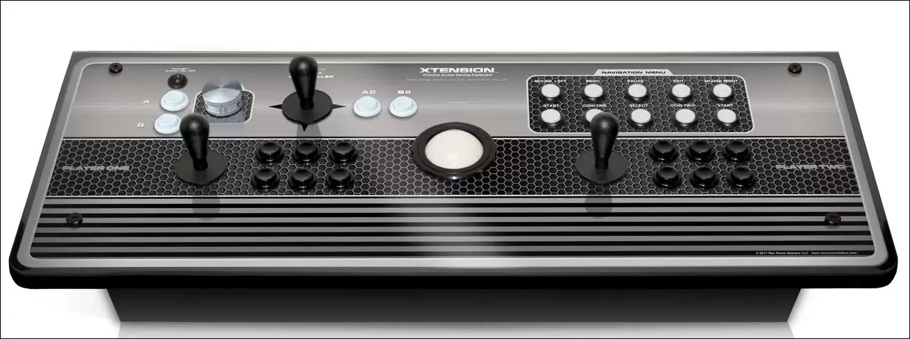 Arcade Stick - REC ROOM MASTERS - Xtension 2 Player Plus Controller “Emulator Edition PLUS”