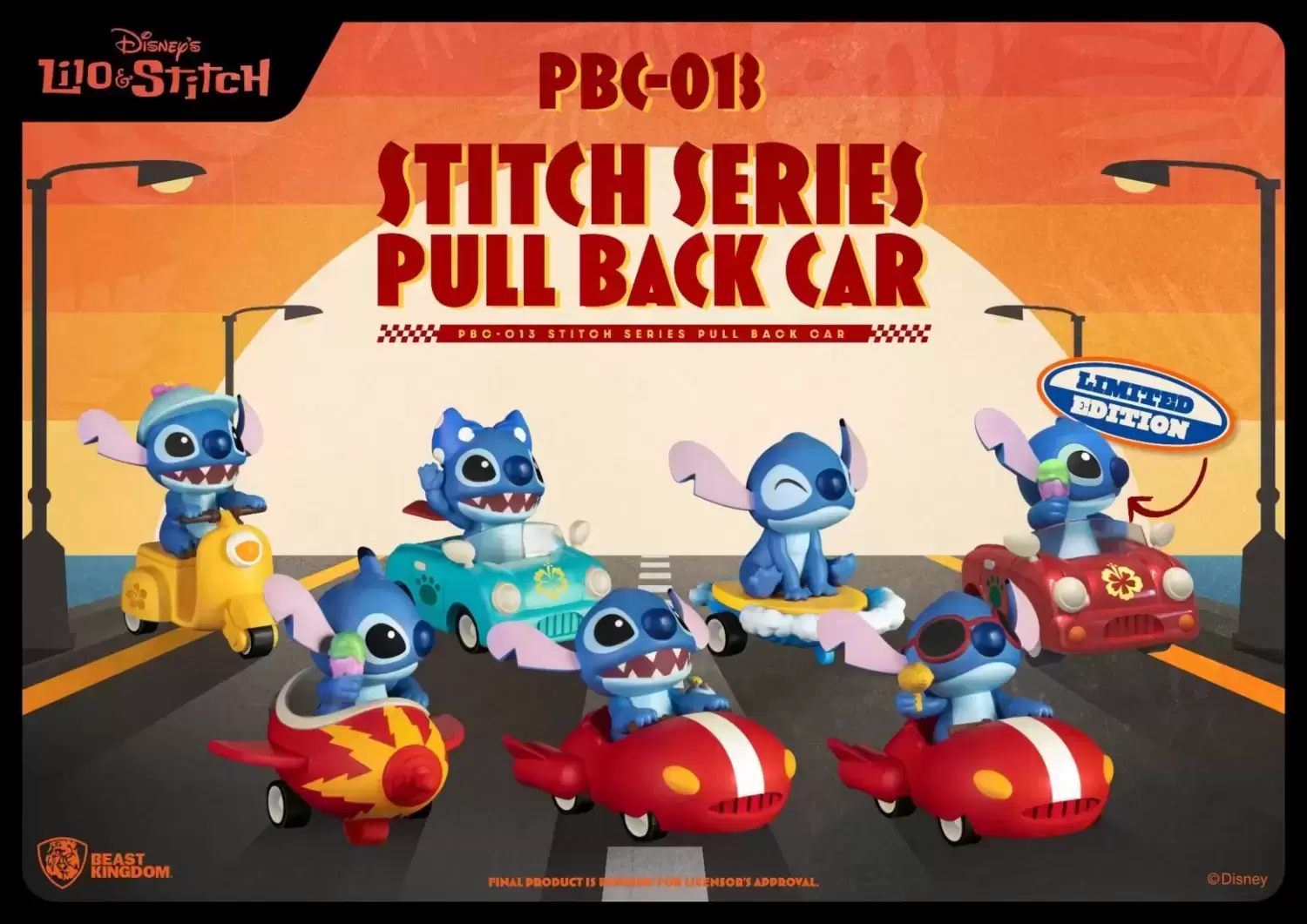Pull Back Car - Stitch Series Pull Back Car Blind boxset