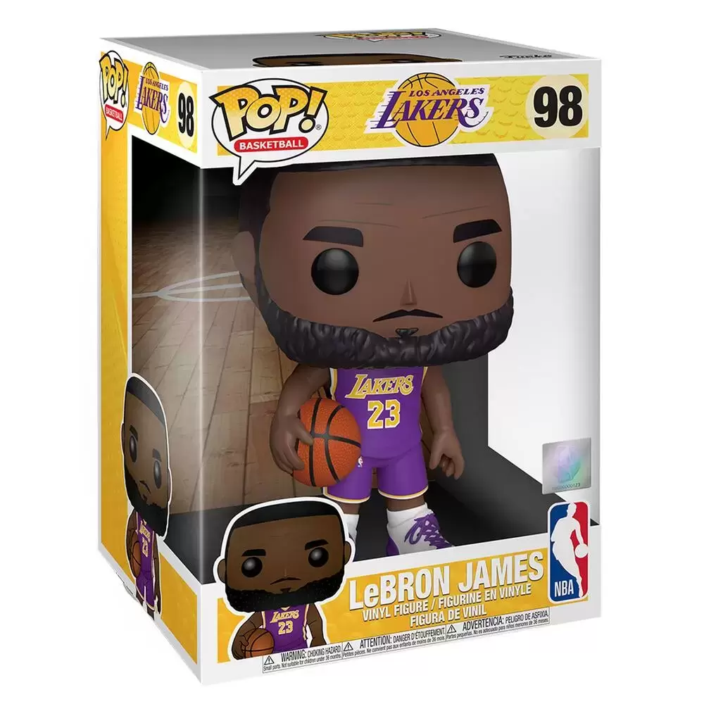POP! Sports/Basketball - Lakers - LeBron James 10\'\' Purple