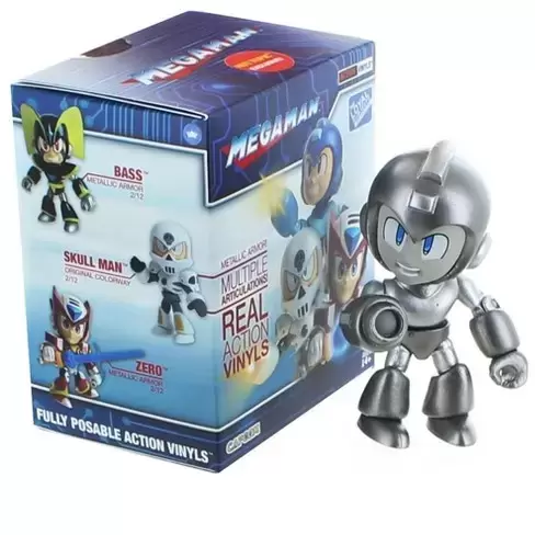 Mega Man - Mega Man (Metallic Grayscale)