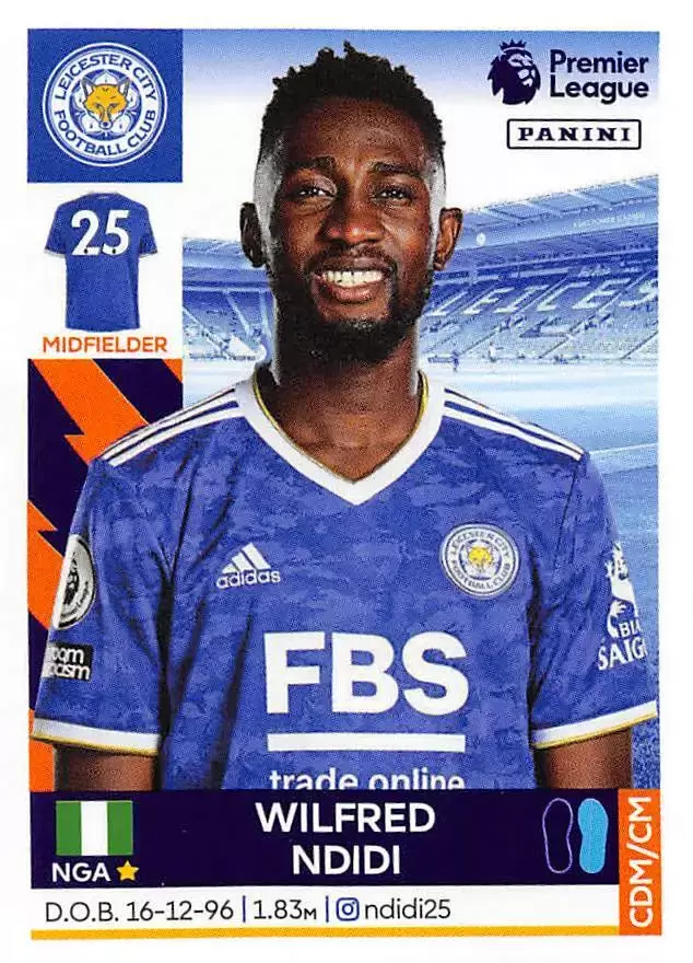 Premier League 2022 - Wilfred Ndidi - Leicester City