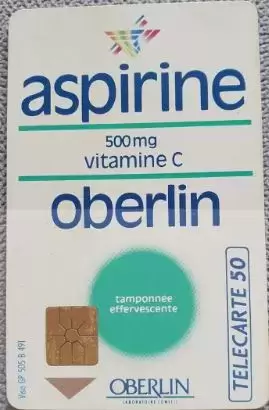 Télécartes - Aspirine Oberlin - T50