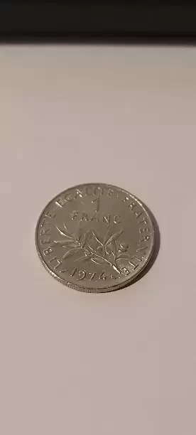 1 franc Semeuse nickel - 1974 chouette