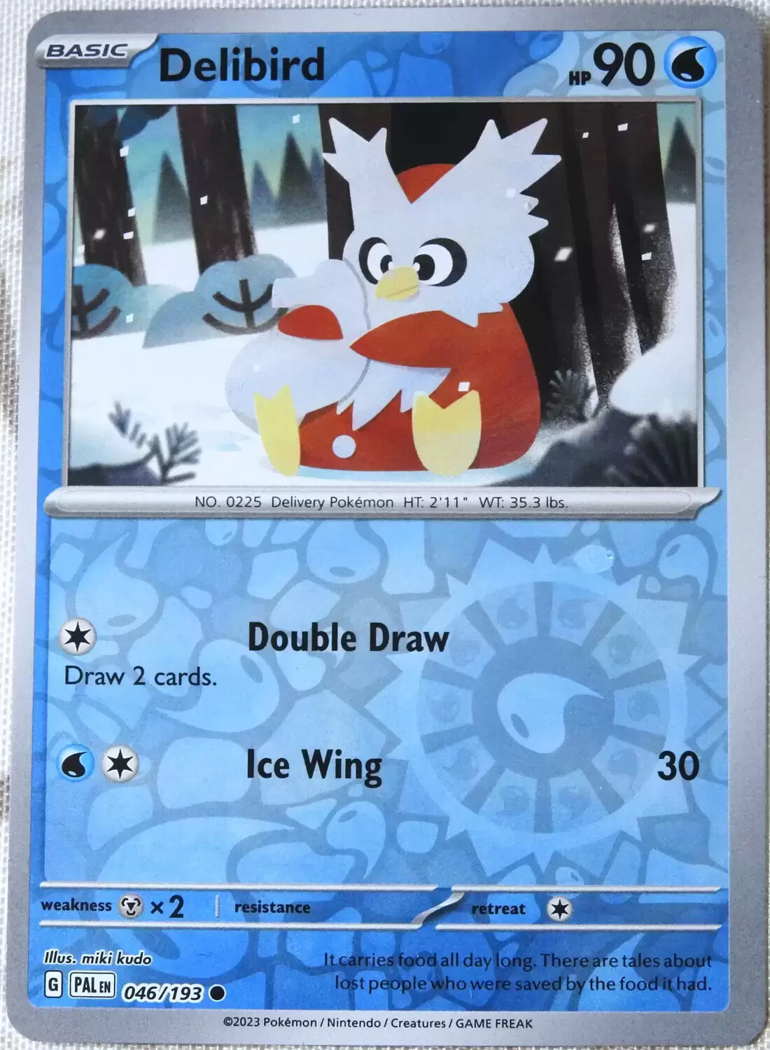 Paldea Evolved - PALEN - Delibird Reverse