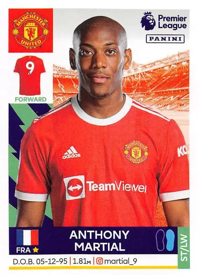 Premier League 2022 - Anthony Martial - Manchester United