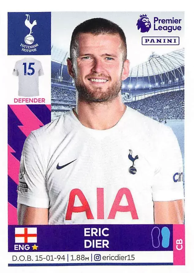 Premier League 2022 - Eric Dier - Tottenham Hotspur