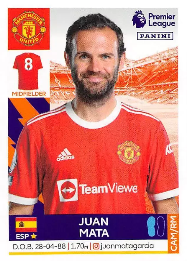 Premier League 2022 - Juan Mata - Manchester United
