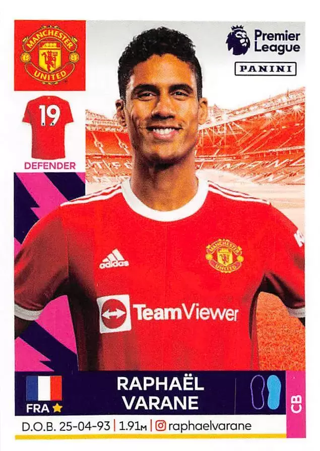 Premier League 2022 - Raphaël Varane - Manchester United