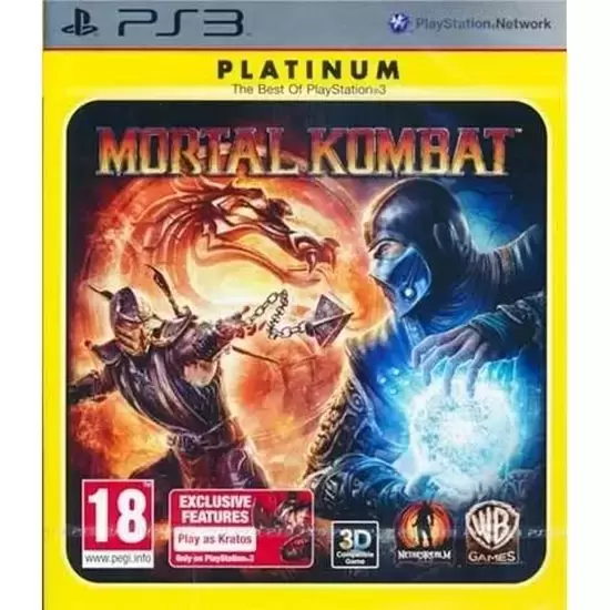 Jeux PS3 - Mortal Kombat - Platinum
