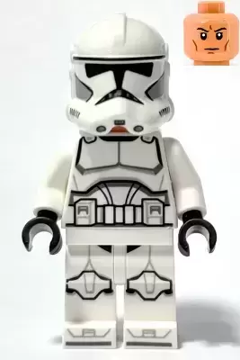 Minifigurines LEGO Star Wars - Clone Trooper (Phase 2) - Nougat Head