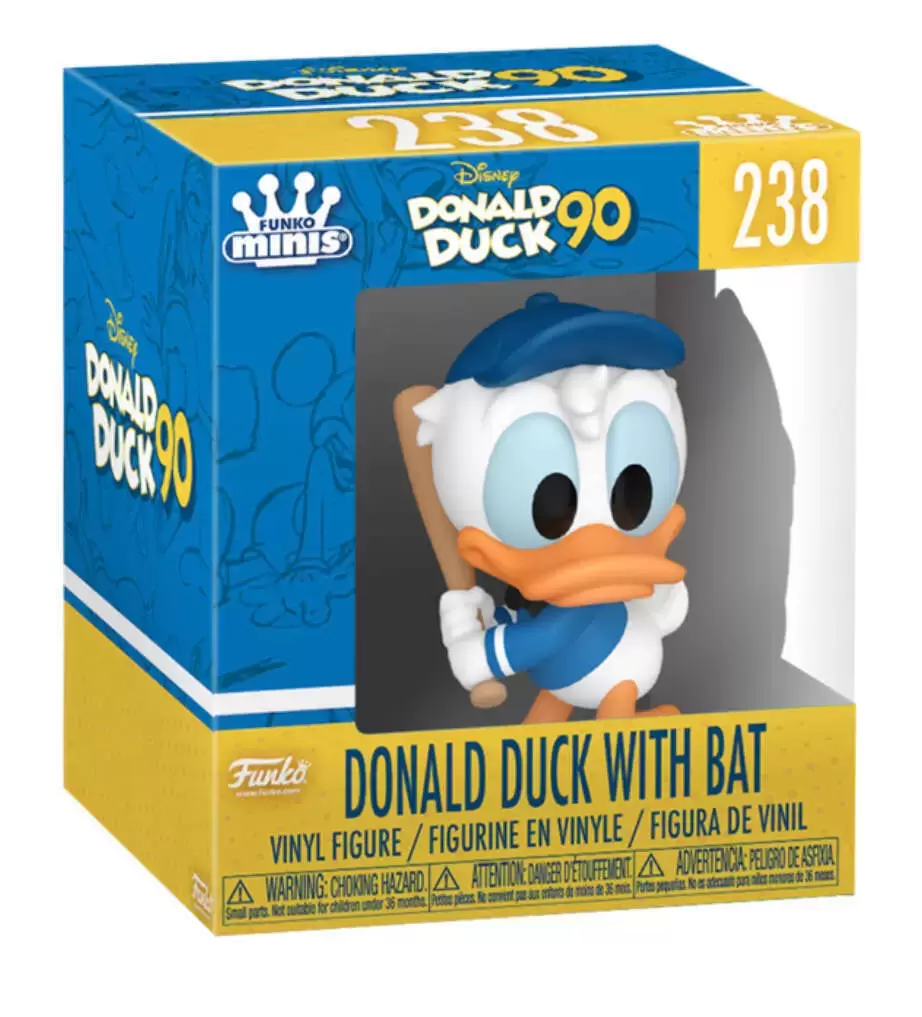 Funko Minis - Donald Duck 90  - Donald Duck with Bat