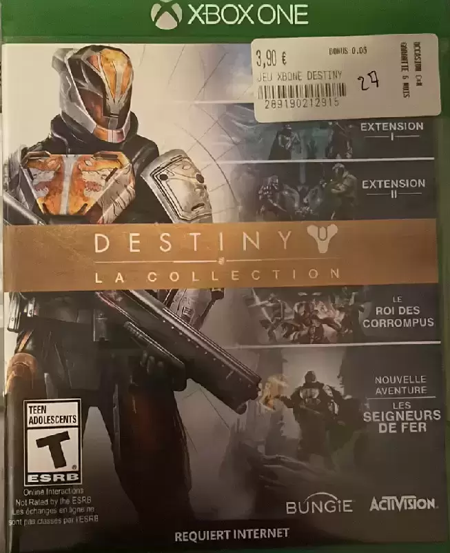 Jeux XBOX One - Destiny La Collection
