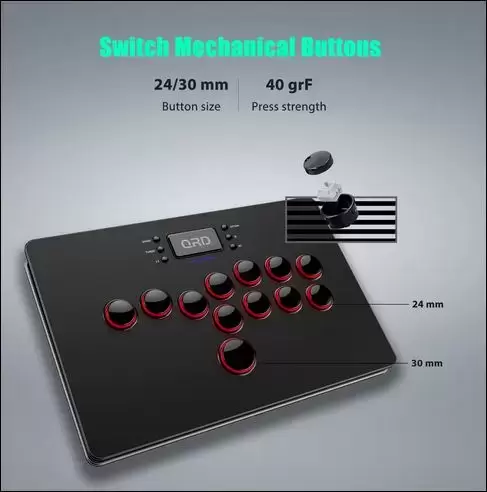 Arcade Stick - QRD Maestro S3 All in One Wireless Arcade Stick