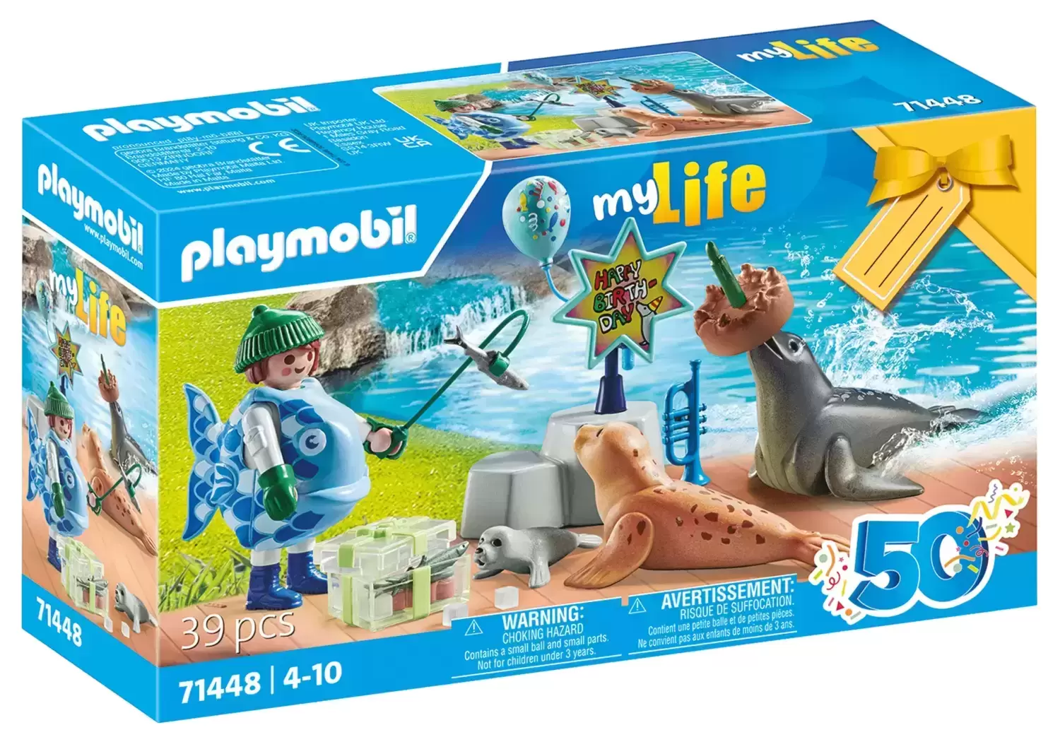 Playmobil Parc Animalier - Animatrice avec otarie et phoques