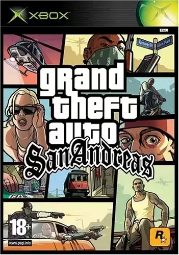 XBOX Games - Grand Theft Auto San Andreas