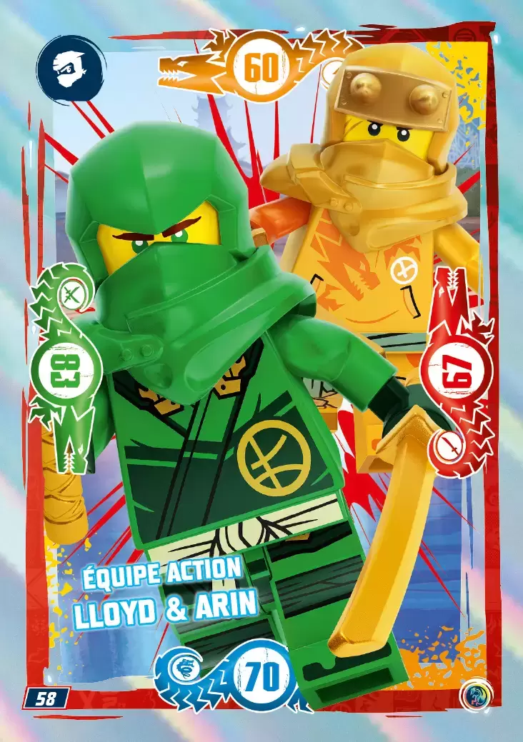 LEGO Ninjago Série 7 - Équipe Action Lloyd & Arin