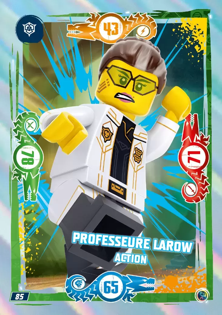 LEGO Ninjago Série 7 - Professeure Larow Action