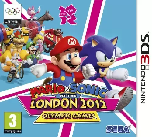 Nintendo 2DS / 3DS Games - Mario & Sonic At The London 2012 Olympics Games