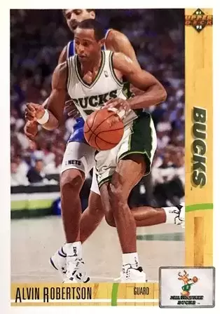 Upper D.E.C.K - NBA Basketball 91-92 Edition - US Version - Alvin Robertson