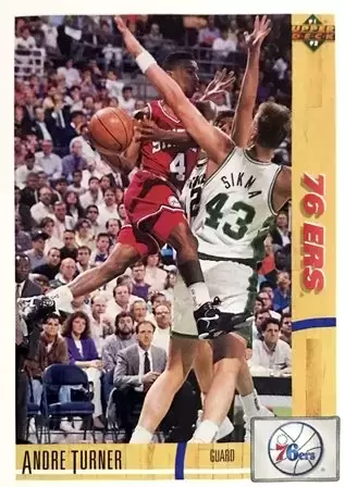 Upper D.E.C.K - NBA Basketball 91-92 Edition - US Version - Andre Turner
