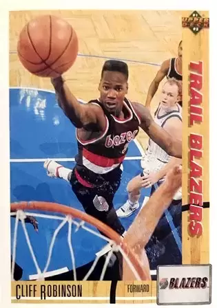 Upper D.E.C.K - NBA Basketball 91-92 Edition - US Version - Cliff Robinson